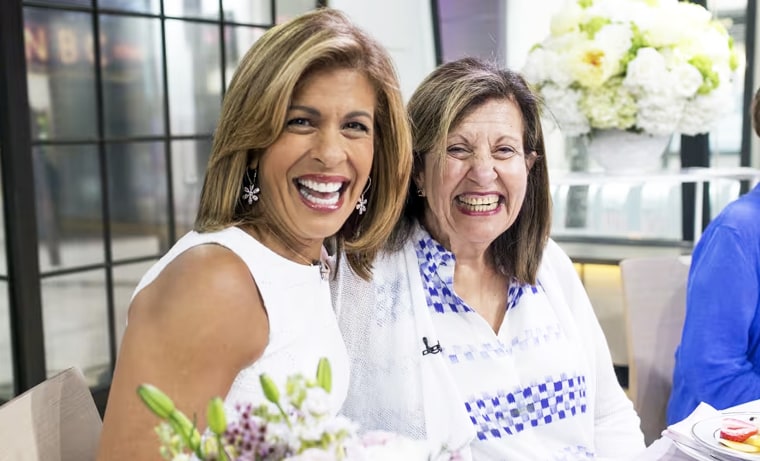 Hoda Kotb and her mother, Sameha Kotb.