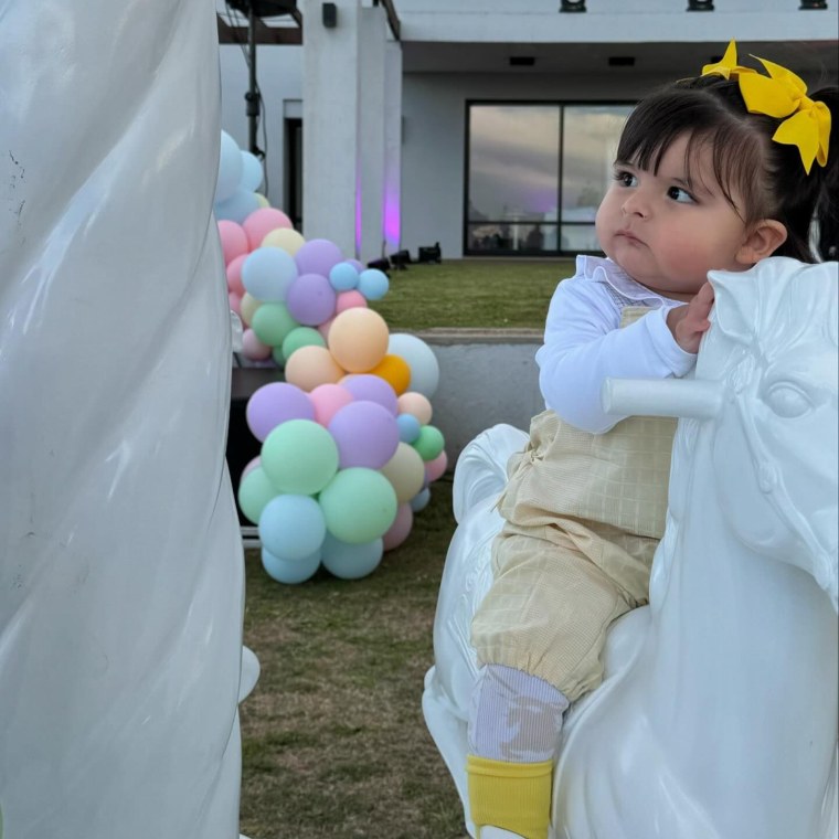 Inti en su fiesta de cumpleaños