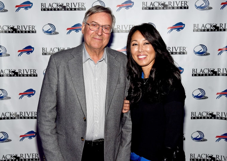 Terry and Kim Pegula on October 10, 2015 in Nashville, TN