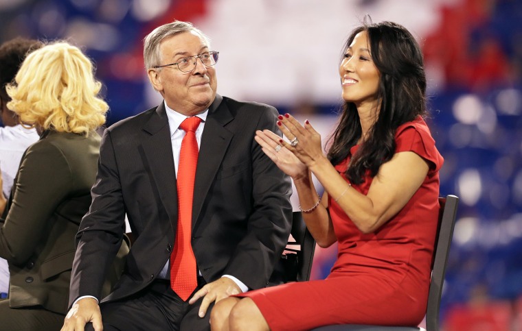 Buffalo Bills owners Terry and Kim Pegula.