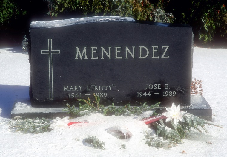 The grave site of Jose and Kitty Menendez in Princeton, NJ.