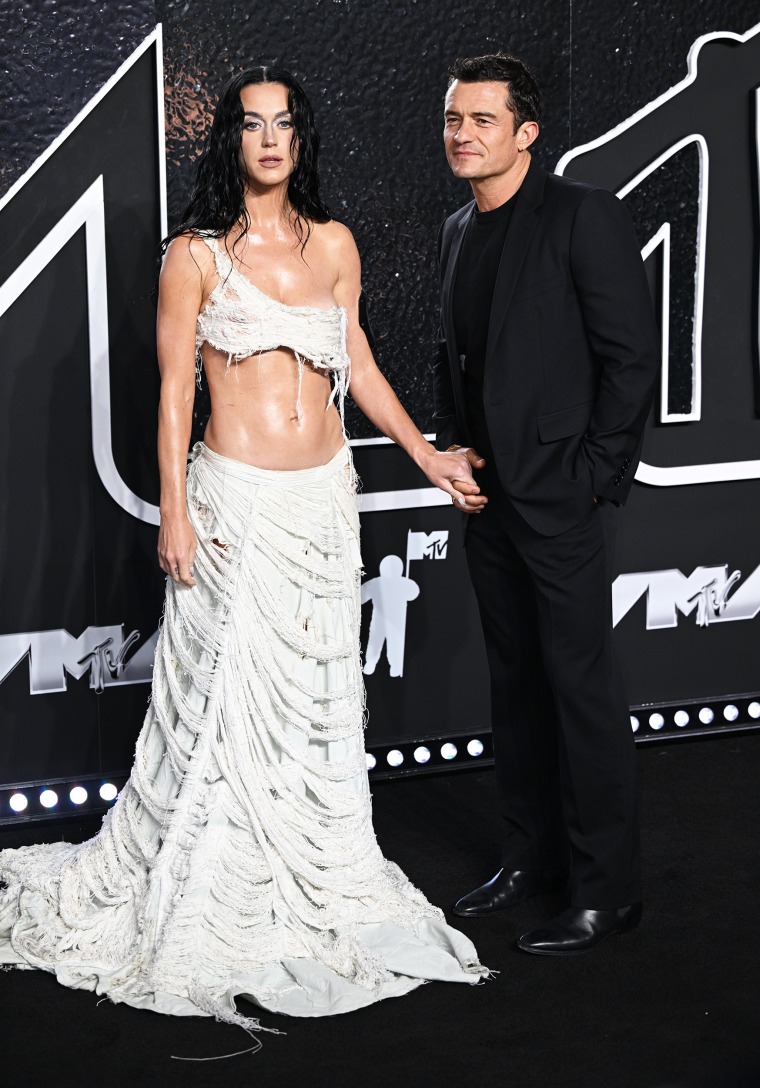 Katy Perry and Orlando Bloom at the MTV Video Music Awards.