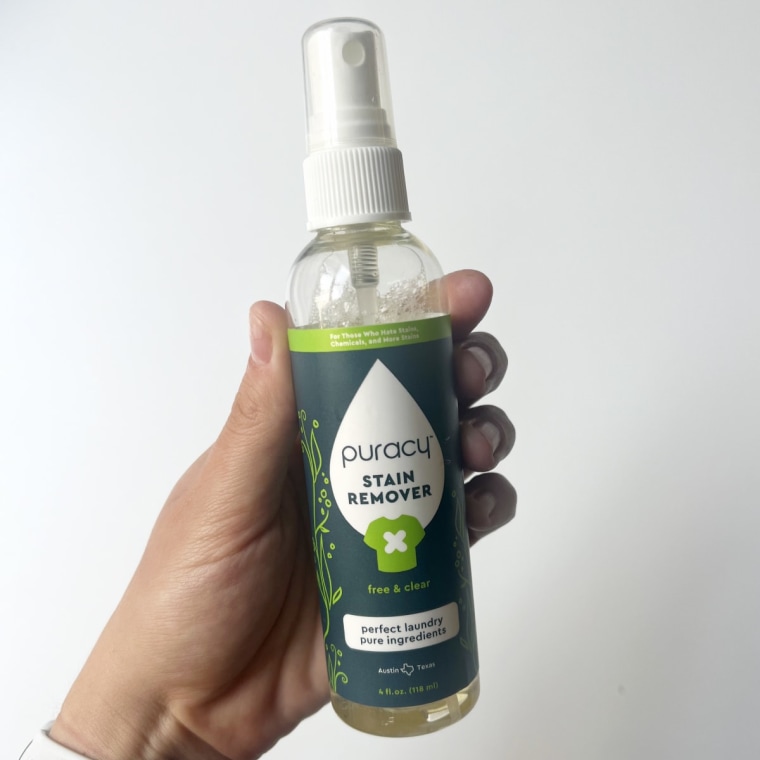 The Puracy Stain Remover comes in a convenient 4-ounce size.