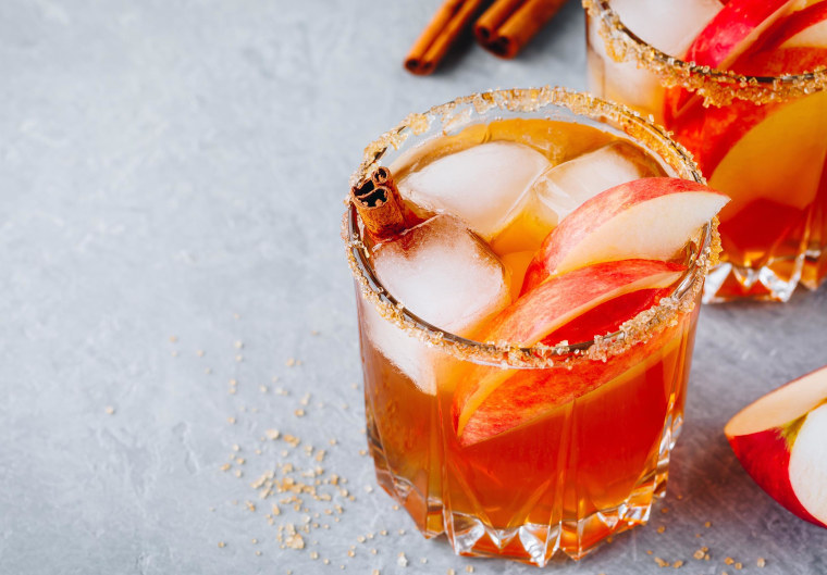 Chai spiced Apple cider cocktail 