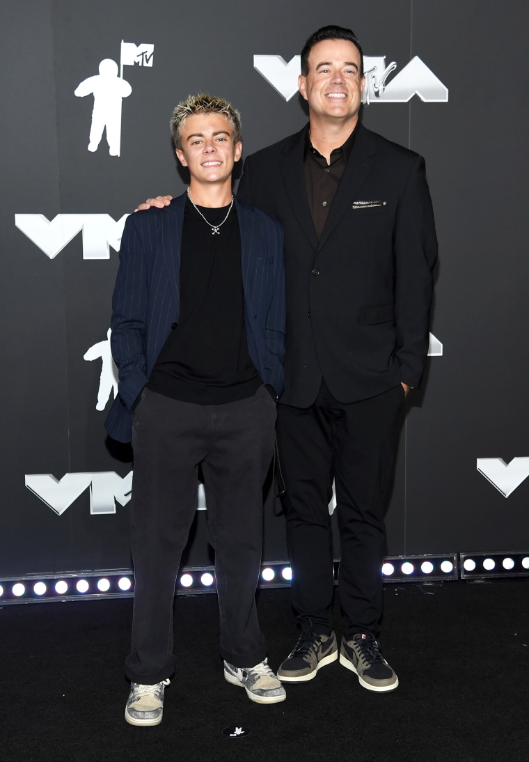 Jackson Daly and Carson Daly at the 2024 MTV Video Music Awards