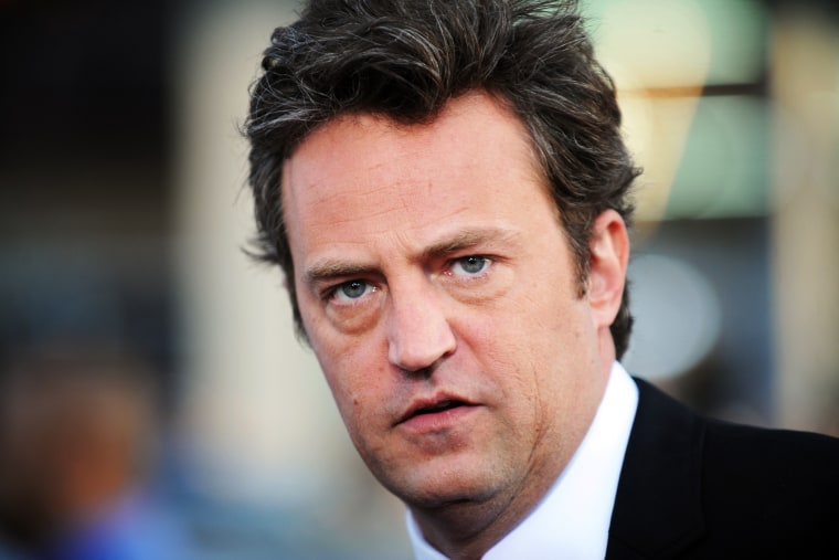 Matthew Perry arrives at a premiere