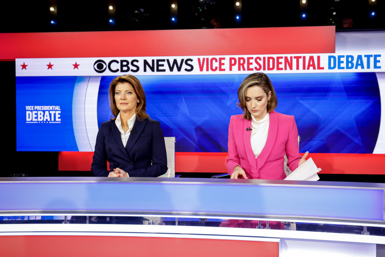 News anchors Norah O’Donnell and Margaret Brennan.