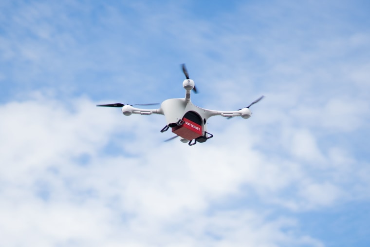 A Matternet M2 drone.