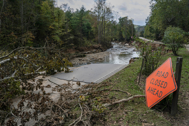 A Week After Helene, Recovery Efforts Struggle To Reach Parts Of ...