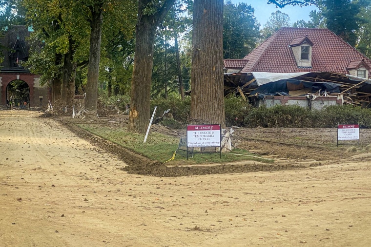 Historic Biltmore Estate shutters after floods from Hurricane Helene