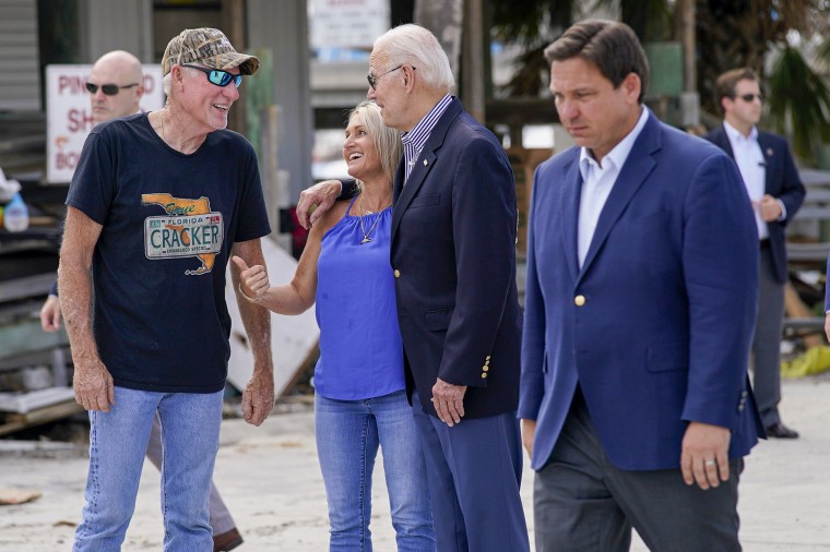 Joe Biden dan Ron DeSantis.