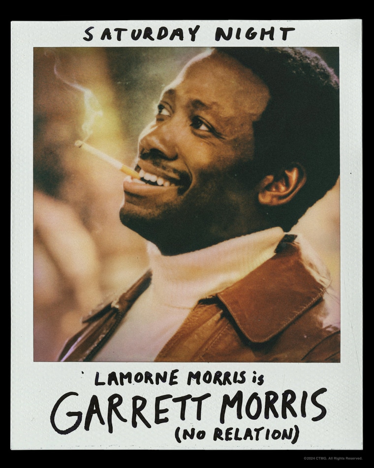 Lamorne Morris as Garrett Morris in "Saturday Night"