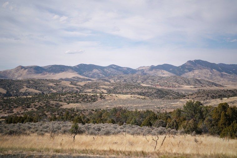 The countryside outside Butte, Mt.                               