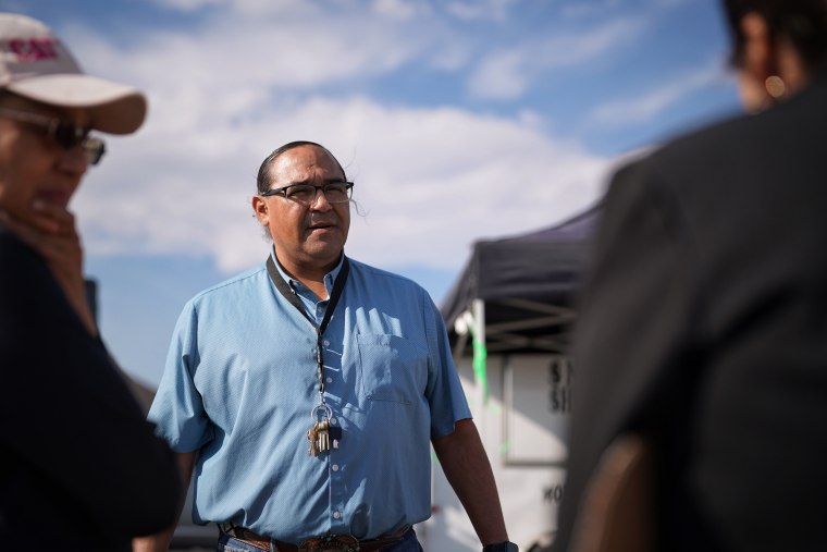 Patrick Armstrong, a member of the Blackfeet Tribal Business Council