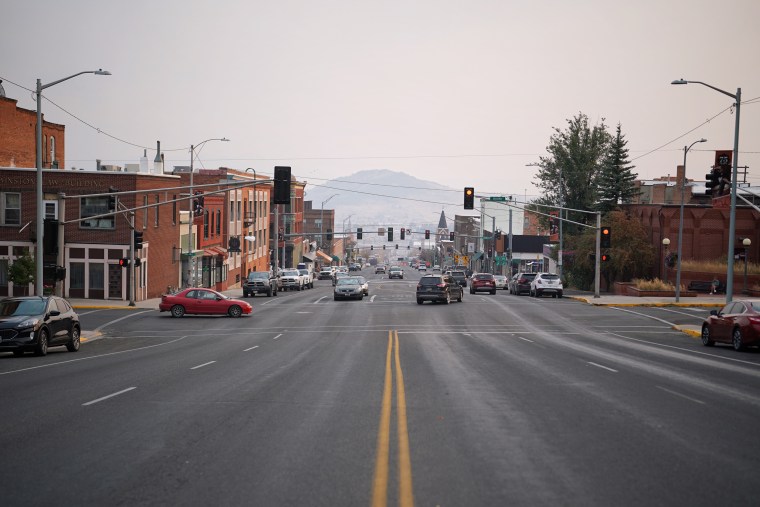 The streets of Butte, Mont.         