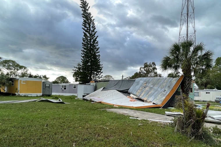 Friday at the Twin Cities Mobile Home Park in St. Petersburg, Florida.