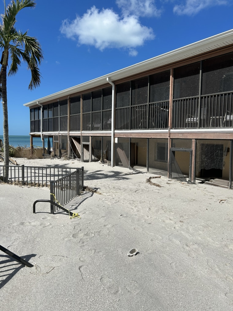 The devastation in Manasota Key, Florida.