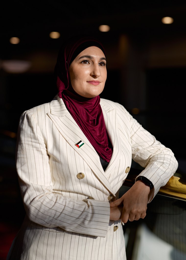 Linda Sarsour posa para um retrato