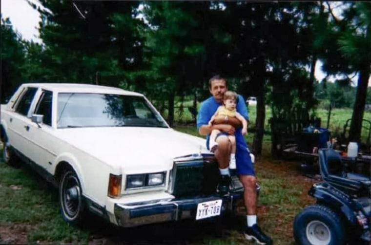 Robert Roberson con su hija Nikki.