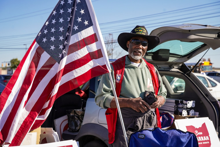 James Whitaker Jr., a Vietnam veteran, in Columbus, Ohio on Oct. 27, 2024.