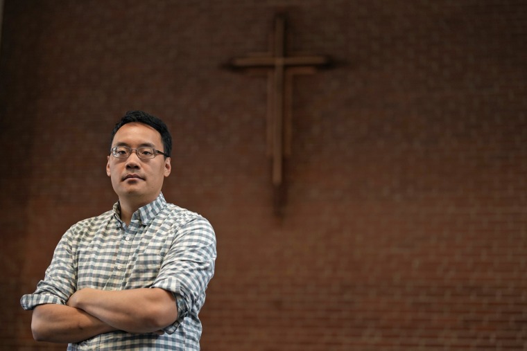 Pastor Wayne Lee at the Chinese Christian Church and Center, Thursday, Oct. 10, 2024, in Philadelphia. 