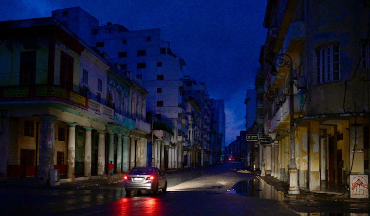 Corte de energía en Cuba