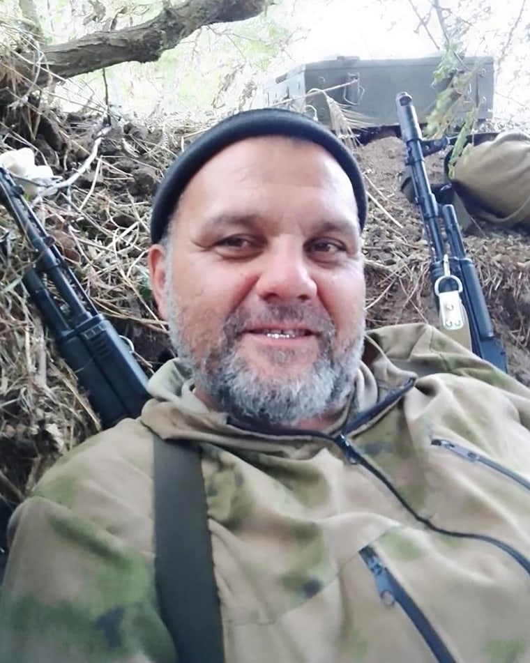 Russian soldier Sergei Gavrilov, 46, “died in the trenches” in Ukraine on October 1, 2022.