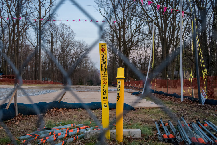 Section of SUNOCO Mariner II East Pipeline construction