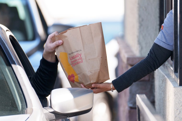 McDonald's drive-thru economy fast food