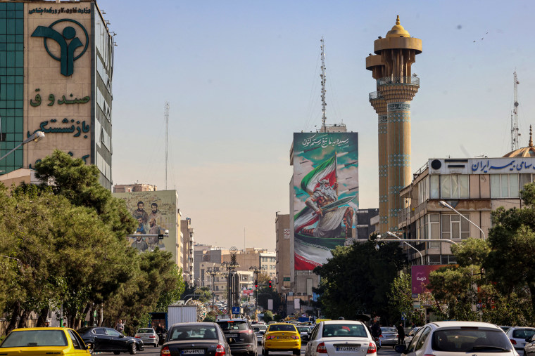 A general view of Tehran.