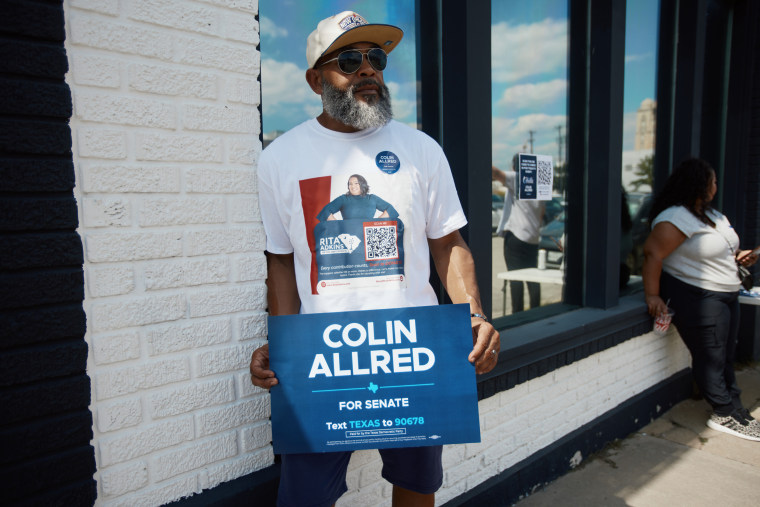 Collin Allred Rally