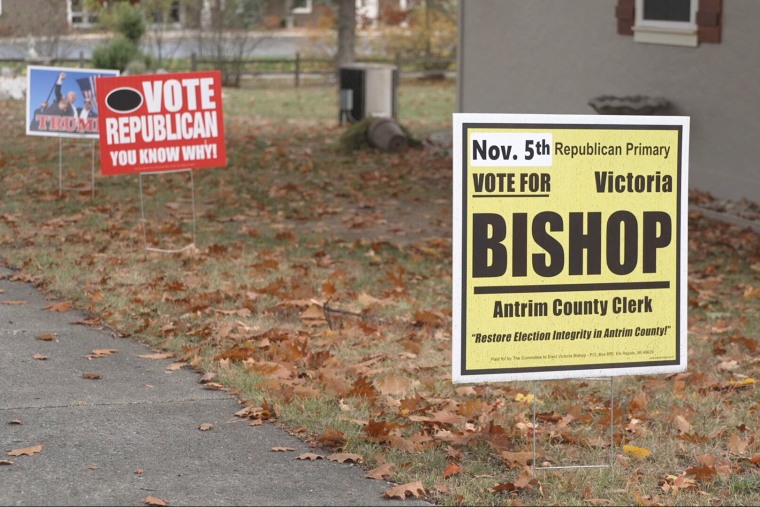 Victoria Bishop is running for Antrim County clerk in November.