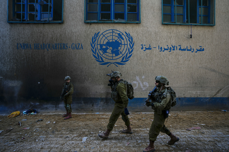 UNRWA headquarters Gaza 