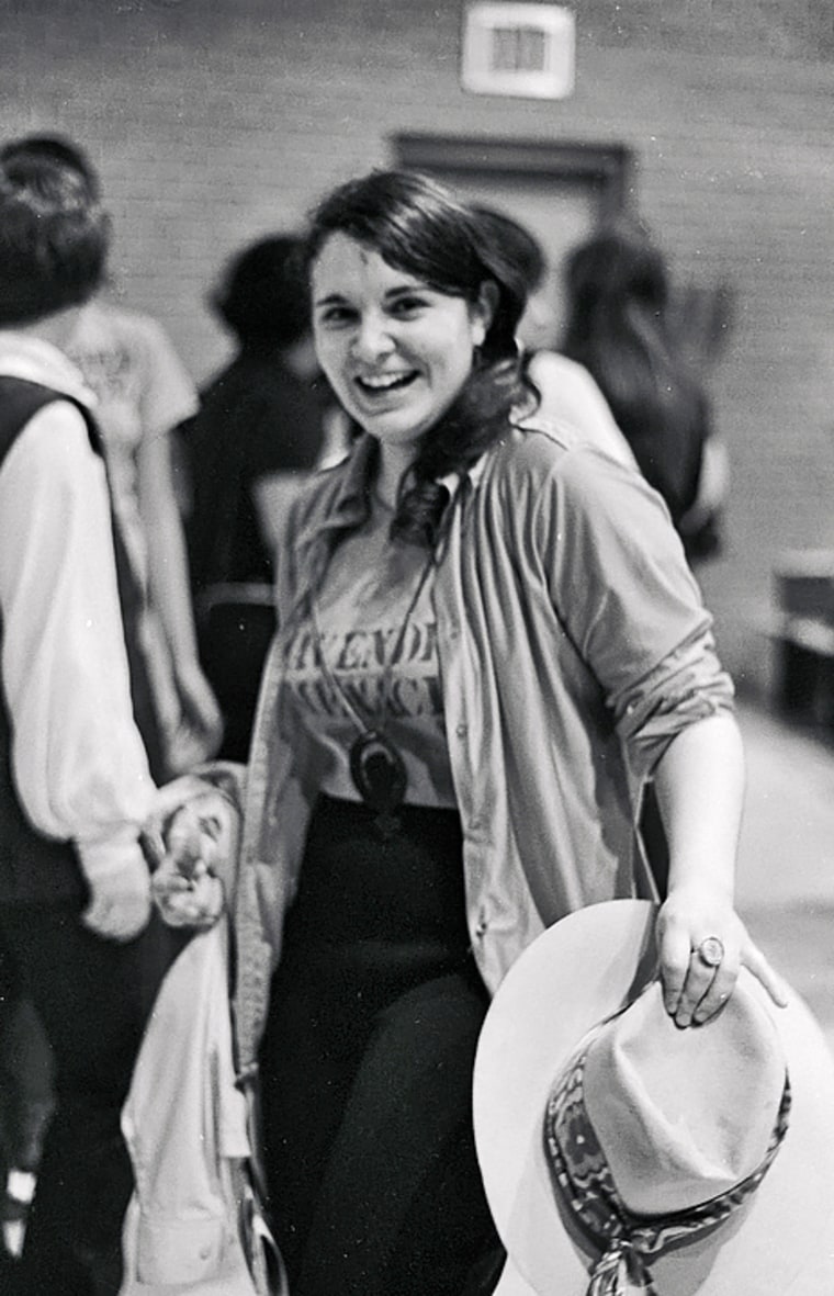 Karla Jay with the Lavender Menace at Second Congress to Unite Women, NYC, May 1970