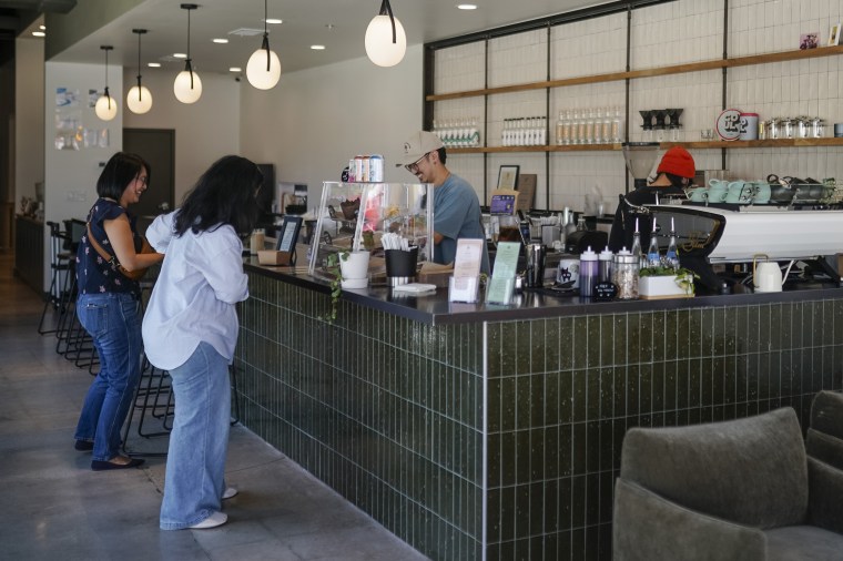 Image: A coffee shop in Doraville, Ga.,