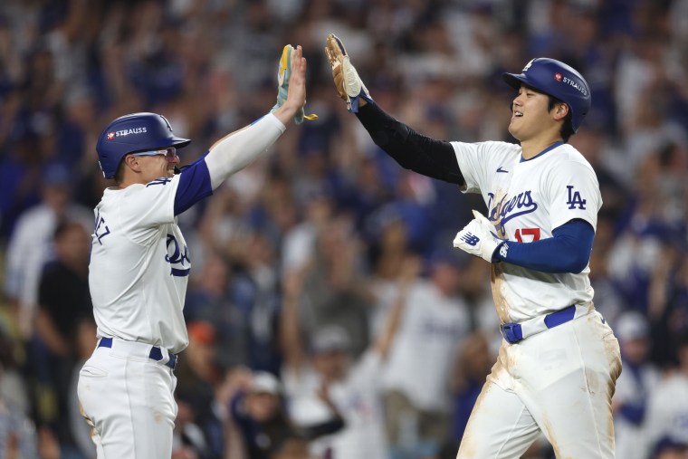 The Dodgers win the 2024 World Series after Game 5 on October 30. 