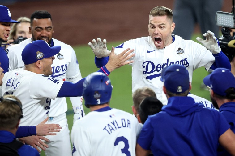 The Dodgers win the 2024 World Series after Game 5 on October 30. 