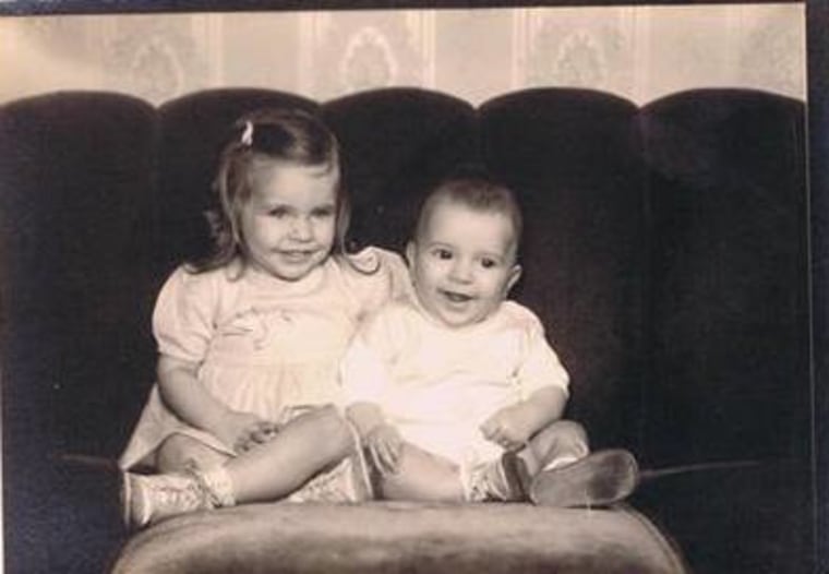 Diana and David as children