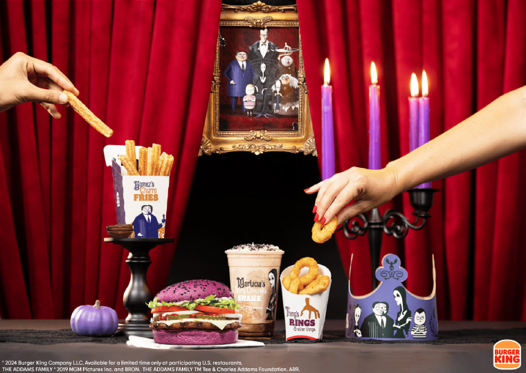 The limited edition collection includes four items inspired by the animated film "The Addams Family."