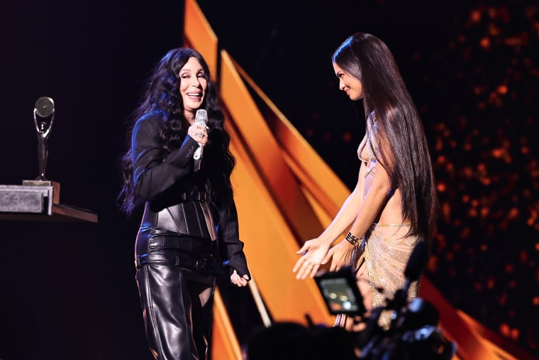 Zendaya Pays Homage to Cher in Sheer Gold Dress at Rock & Roll Hall of Fame