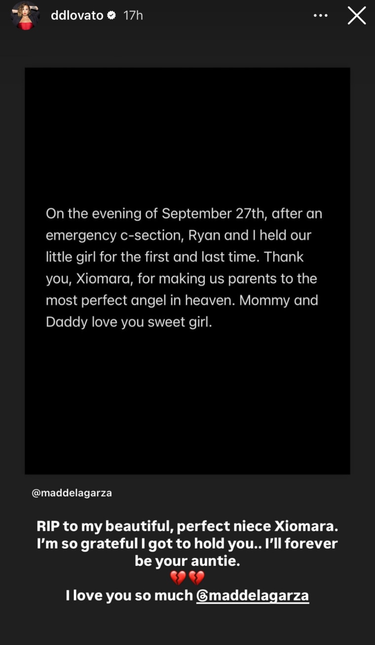 Demi Lovato shared another message to her little sister on her Instagram Story on October 26th.