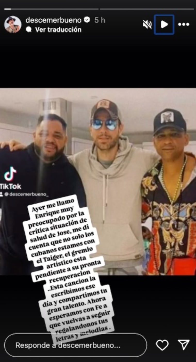 Descemer Bueno revealed that Enrique Iglesias was involved with “El Taiger”.