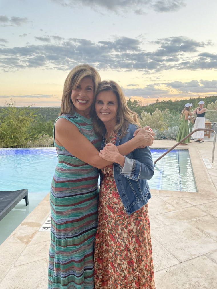 Hoda Kotb and Maria Shriver