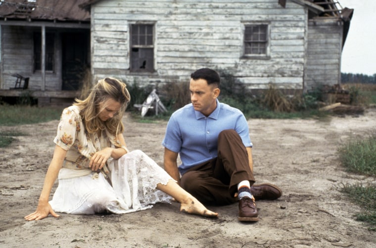 Enter Robin Wright and Tom Hanks "Forrest Gump."