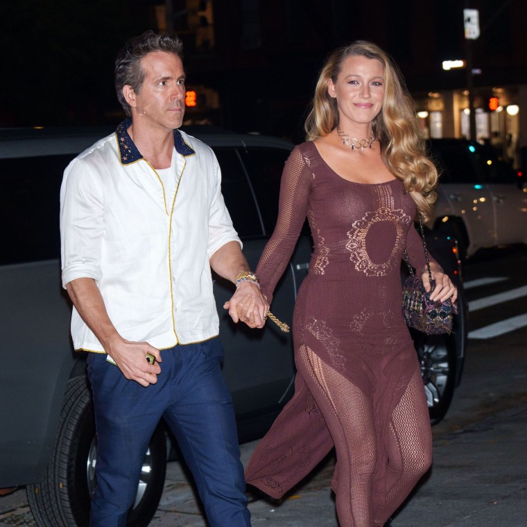 Ryan Reynolds and Blake Lively are seen in New York City. 