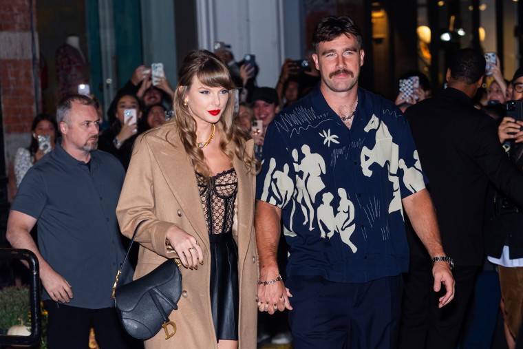 Taylor Swift and Travis Kelce seen in SoHo.