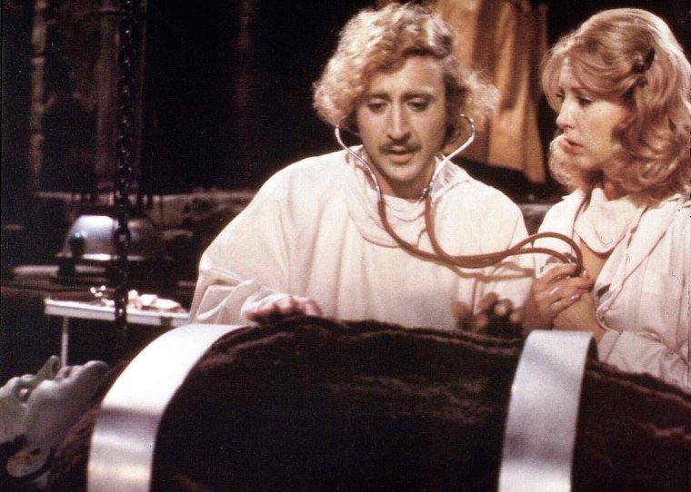 Gene Wilder and Teri Garr "Young Frankenstein."