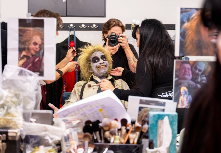 Al Roker as Beetlejuice for TODAY Show's Halloween 2024.