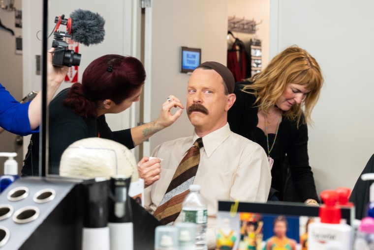 Willie Geist as "Anchorman's" Ron Burgundy for the TODAY Show's Halloween 2024.