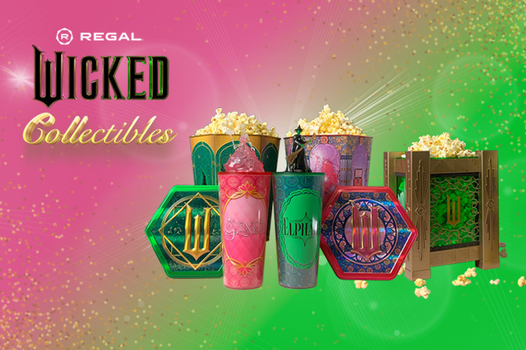 Regal Cinema's upcoming collectibles for "Wicked."